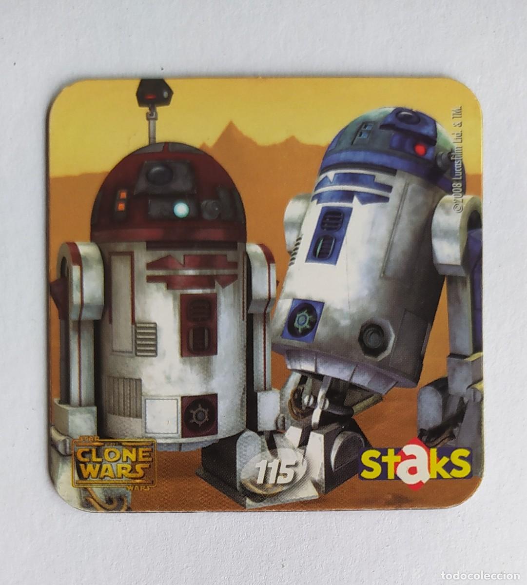 Coleccionismo Cromos antiguos: CLONE WARS IMAN STAKS N&deg;115 TAZO STAR WARS LUCAS FILM