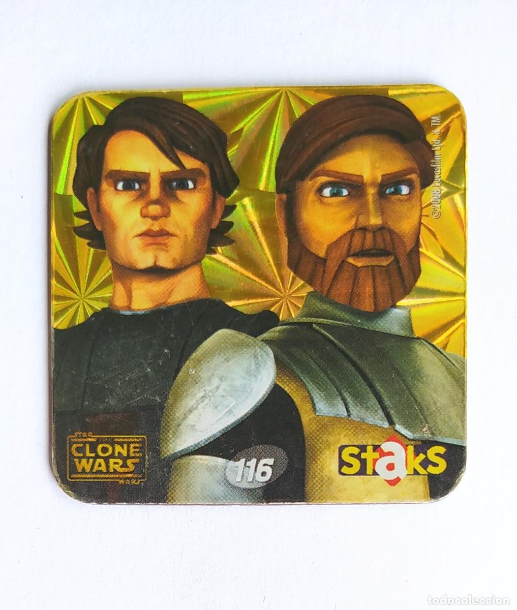 Coleccionismo Cromos antiguos: CLONE WARS IMAN STAKS N&deg;116 TAZO STAR WARS LUCAS FILM