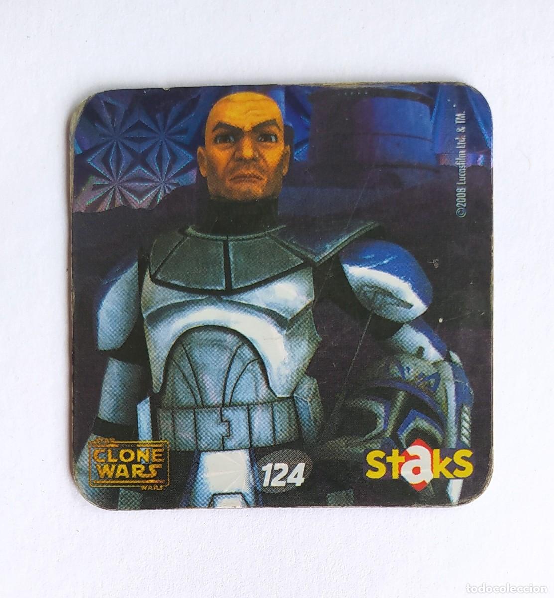Coleccionismo Cromos antiguos: CLONE WARS IMAN STAKS N&deg;124 TAZO STAR WARS LUCAS FILM
