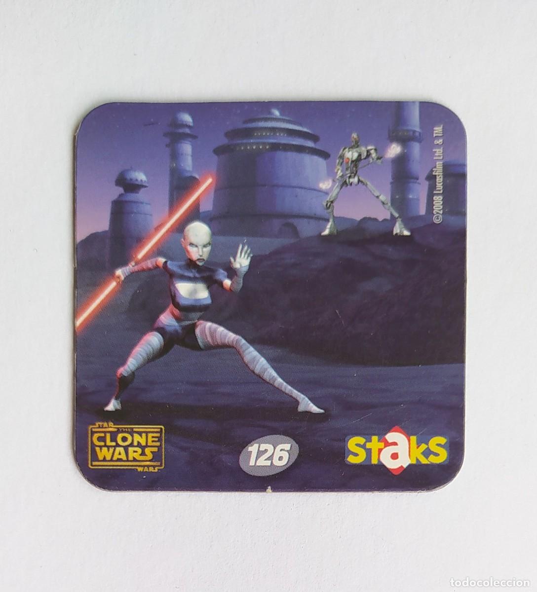 Coleccionismo Cromos antiguos: CLONE WARS IMAN STAKS N&deg;126 TAZO STAR WARS LUCAS FILM