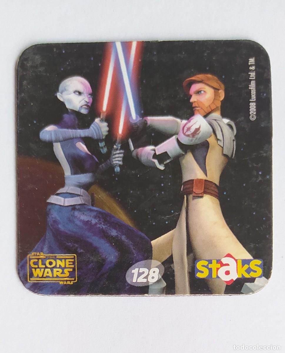 Sammeln alte Sammelbilder: CLONE WARS IMAN STAKS N&deg;128 TAZO STAR WARS LUCAS FILM