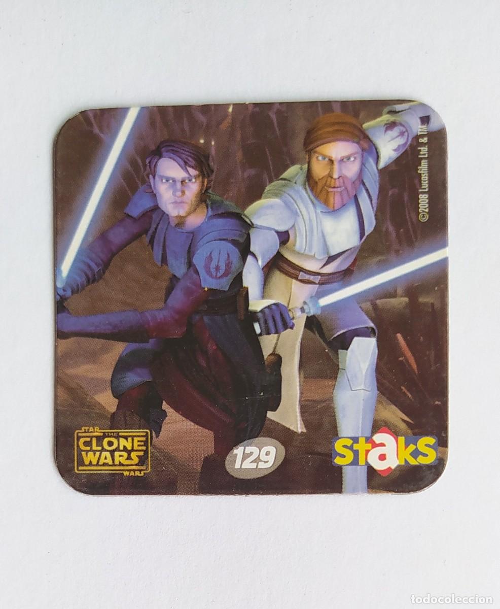 Coleccionismo Cromos antiguos: CLONE WARS IMAN STAKS N&deg;129 TAZO STAR WARS LUCAS FILM