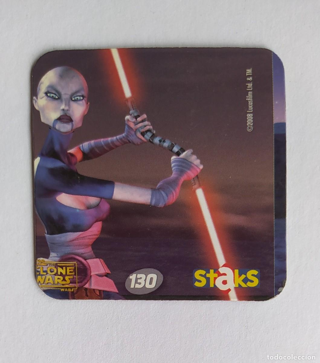 Coleccionismo Cromos antiguos: CLONE WARS IMAN STAKS N&deg;130 TAZO STAR WARS LUCAS FILM