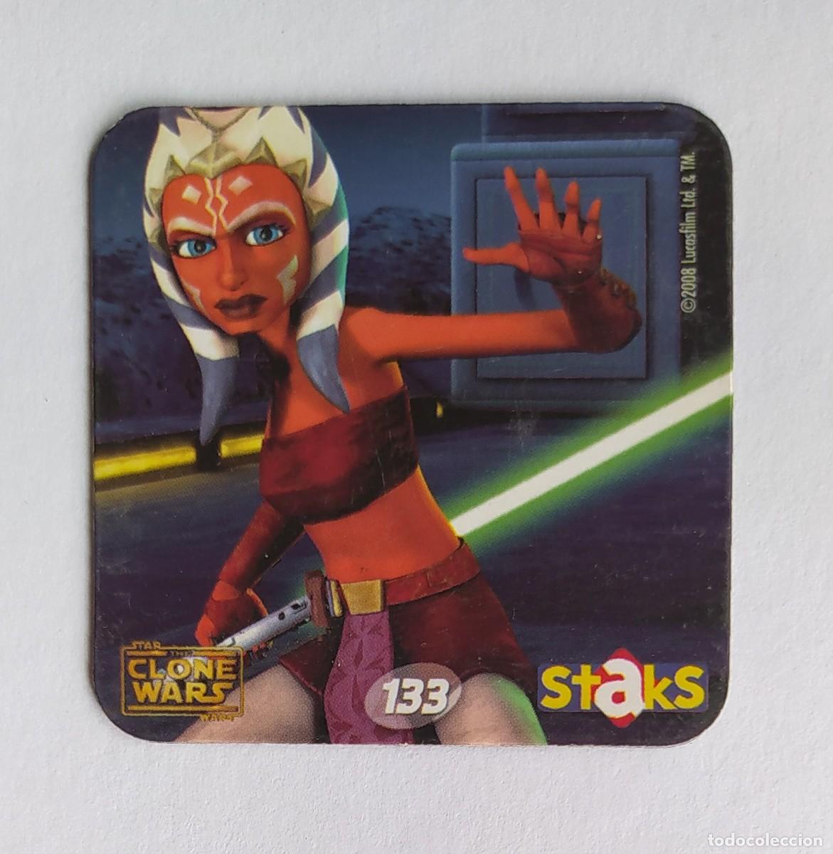 Sammeln alte Sammelbilder: CLONE WARS IMAN STAKS N&deg;133 TAZO STAR WARS LUCAS FILM