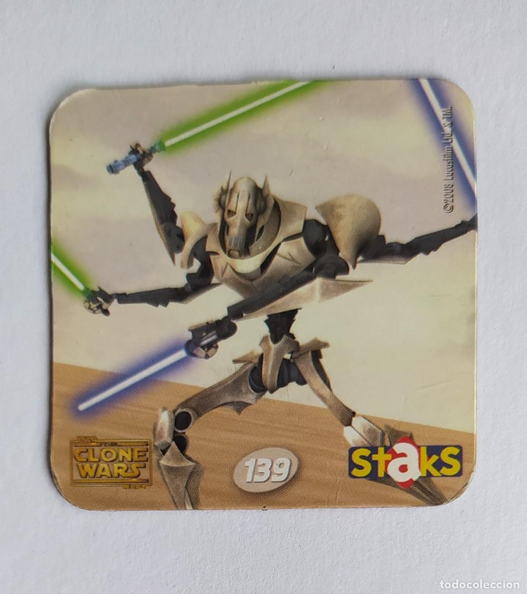 Coleccionismo Cromos antiguos: CLONE WARS IMAN STAKS N&deg;139 TAZO STAR WARS LUCAS FILM
