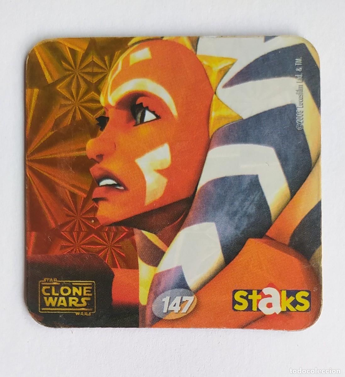 Coleccionismo Cromos antiguos: CLONE WARS IMAN STAKS N&deg;147 TAZO STAR WARS LUCAS FILM