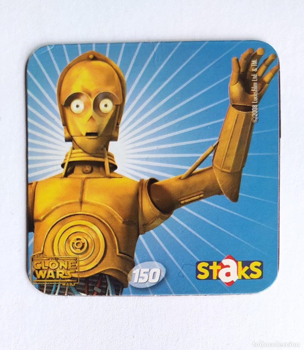 Coleccionismo Cromos antiguos: CLONE WARS IMAN STAKS N&deg;150 TAZO STAR WARS LUCAS FILM
