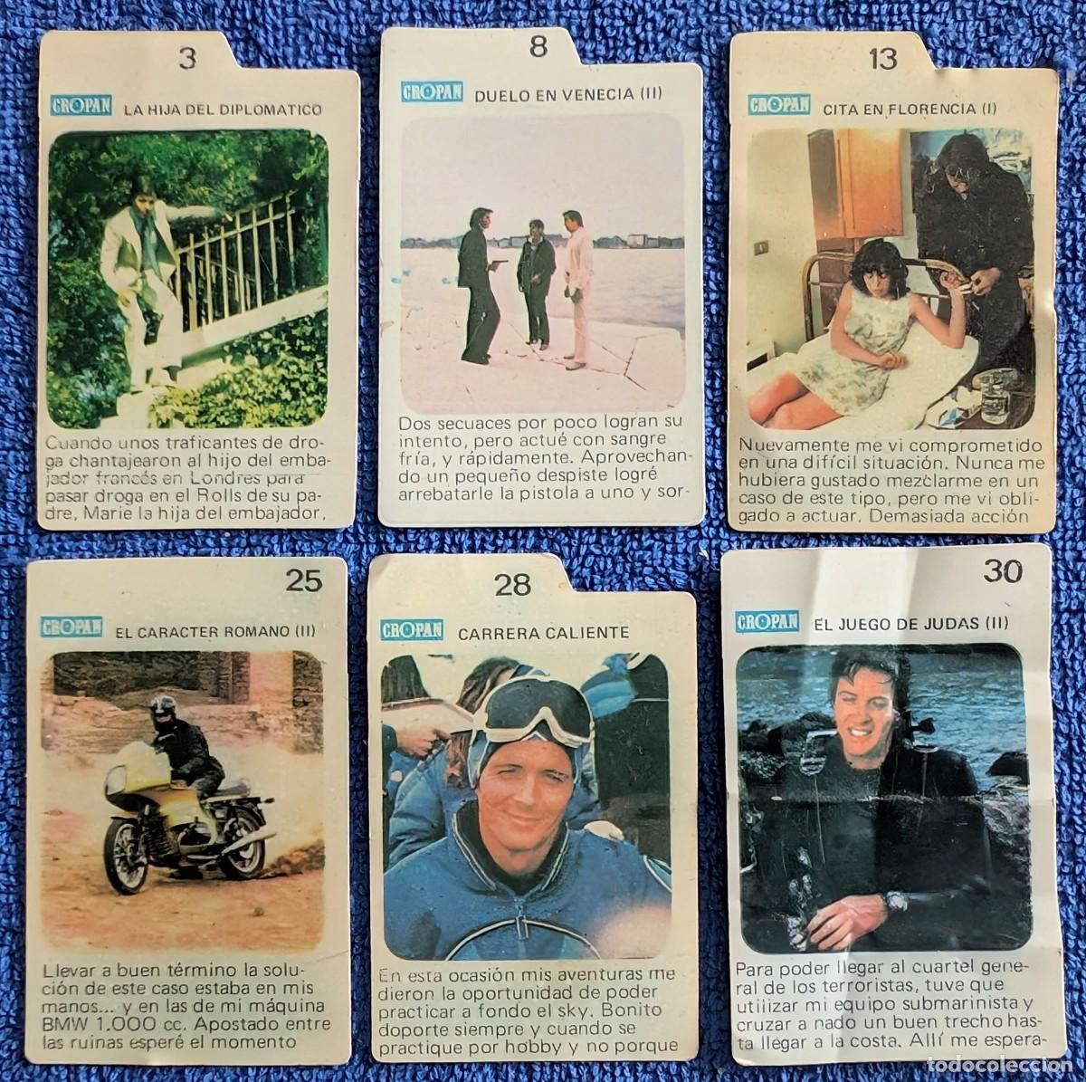 Coleccionismo Cromos antiguos: El Santo - Cromos n&ordm; 3, 8, 13, 25, 28 y 30 - CROPAN