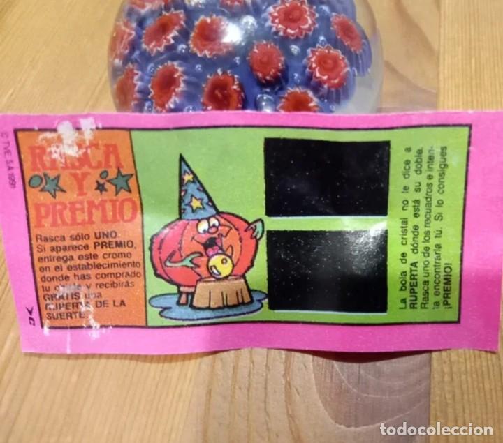 Coleccionismo Cromos antiguos: CHICLE CHICLES CROMO LA RUPERTA TV UN DOS TRES RASCA PREMIO 1991 BOLA DE CRISTAL DOBLE