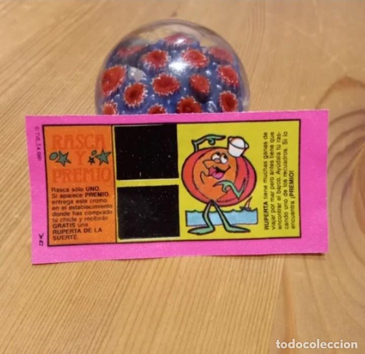 Coleccionismo Cromos antiguos: CHICLE CHICLES CROMO LA RUPERTA TV UN DOS TRES RASCA PREMIO 1991 VIAJAR MAR BARCO