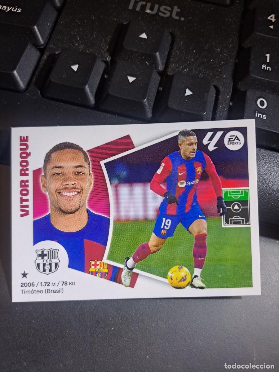 Coleccionismo Cromos antiguos: CROMO VITOR ROQUE 18B 18 B BARCELONA LIGA 2024 2025 24 25 ESTE PANINI NUNCA PEGADO