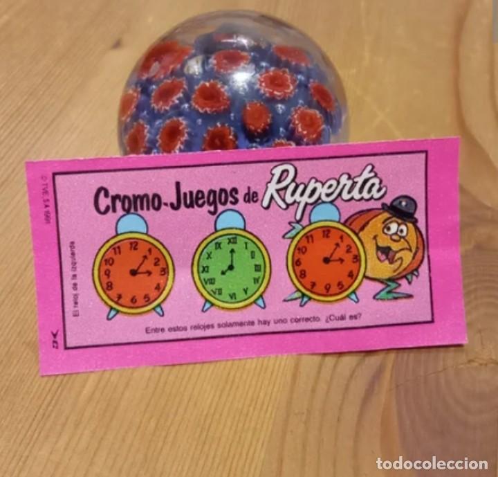 Coleccionismo Cromos antiguos: CHICLE CHICLES CROMO LA RUPERTA TV UN DOS TRES RASCA PREMIO 1991 RELOJES CORRECTO CU&Aacute;L ES