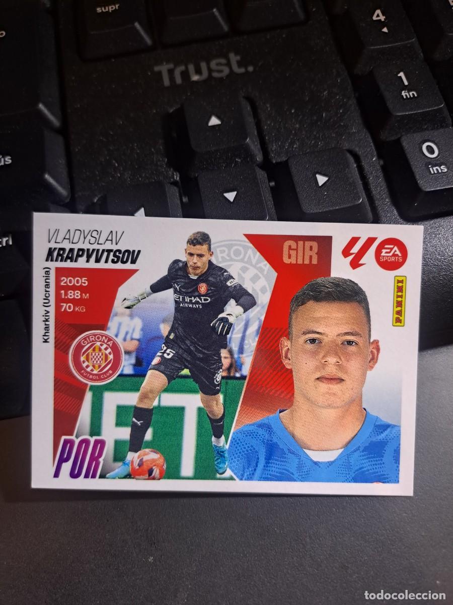 Collectionnisme Cartes &agrave; collectionner anciennes: CROMO KRAPYVTSOV 4A 4 A GIRONA LIGA 2025 2026 25 26 ESTE PANINI NUNCA PEGADO