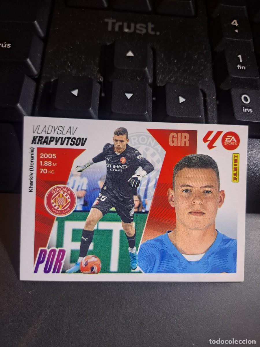 Collectionnisme Cartes &agrave; collectionner anciennes: CROMO KRAPYVTSOV 4A 4 A GIRONA LIGA 2025 2026 25 26 ESTE PANINI NUNCA PEGADO