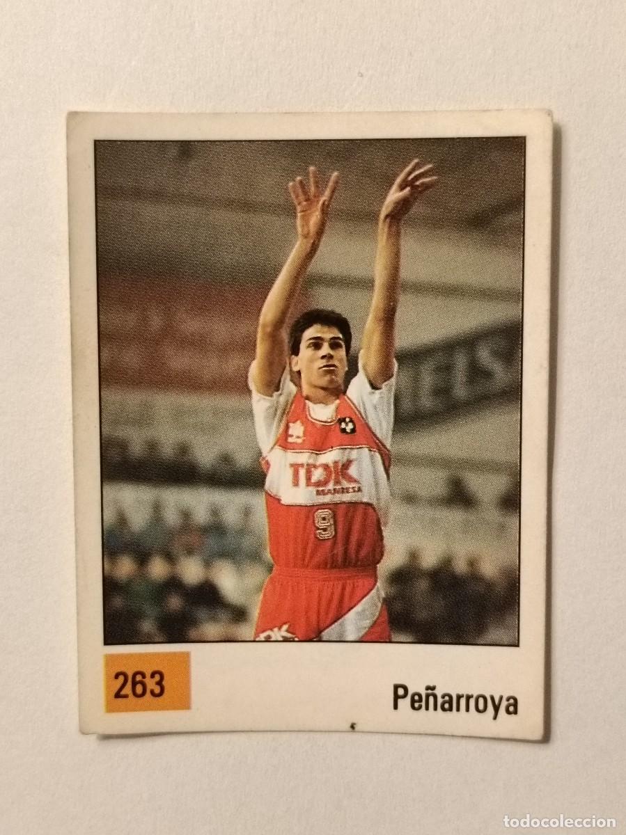 Collectionnisme Cartes &agrave; collectionner anciennes: #263 JOAN PE&Ntilde;ARROYA (TDK MANRESA) LIGA ACB BASKET 90 PANINI