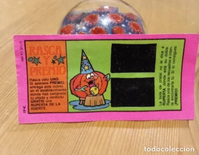 Collectionnisme Cartes &agrave; collectionner anciennes: CHICLE CHICLES CROMO LA RUPERTA TV UN DOS TRES RASCA PREMIO 1991 BOLA DE CRISTAL SIN RASCAR (RF:02)