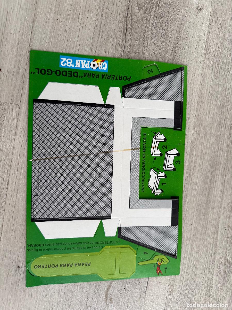Coleccionismo Cromos antiguos: Porter&iacute;a de Cropan - Dedo Gol Espa&ntilde;a 82