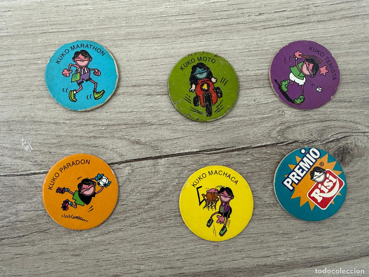 Coleccionismo Cromos antiguos: 5 Chupinazos de Risi con premio