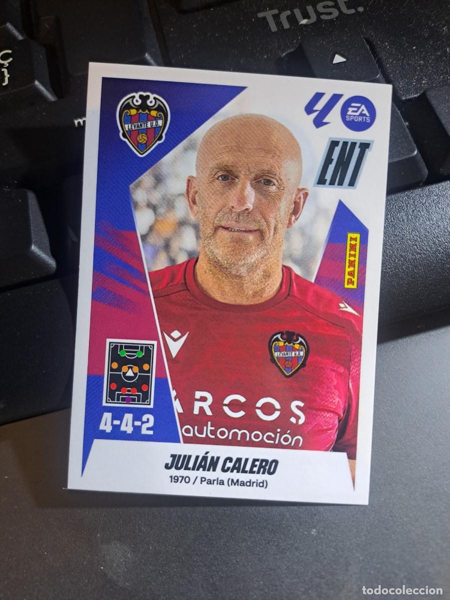 Coleccionismo Cromos antiguos: CROMO JULIAN CALERO 2 ENTRENADOR LEVANTE LIGA 2025 2026 25 26 ESTE PANINI NUNCA PEGADO