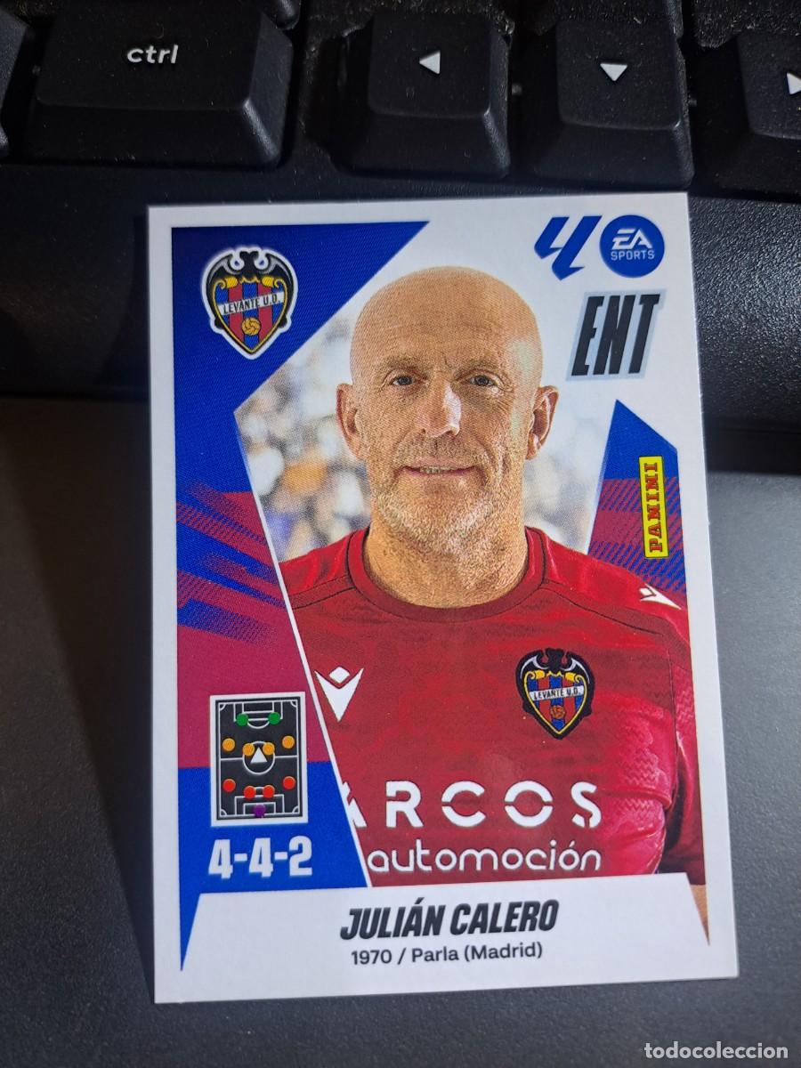 Coleccionismo Cromos antiguos: CROMO JULIAN CALERO 2 ENTRENADOR LEVANTE LIGA 2025 2026 25 26 ESTE PANINI NUNCA PEGADO