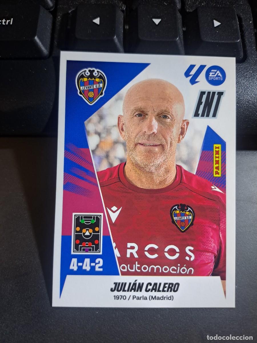 Coleccionismo Cromos antiguos: CROMO JULIAN CALERO 2 ENTRENADOR LEVANTE LIGA 2025 2026 25 26 ESTE PANINI NUNCA PEGADO