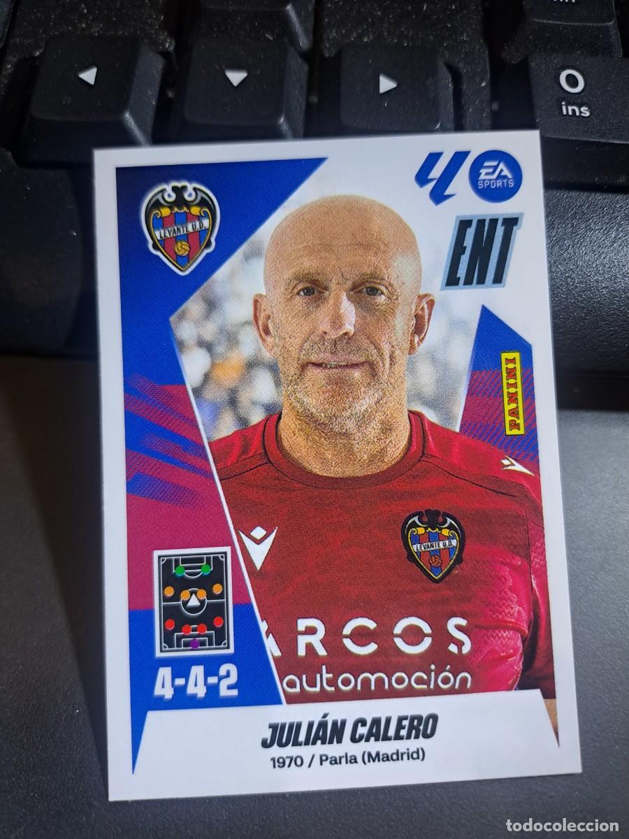 Coleccionismo Cromos antiguos: CROMO JULIAN CALERO 2 ENTRENADOR LEVANTE LIGA 2025 2026 25 26 ESTE PANINI NUNCA PEGADO