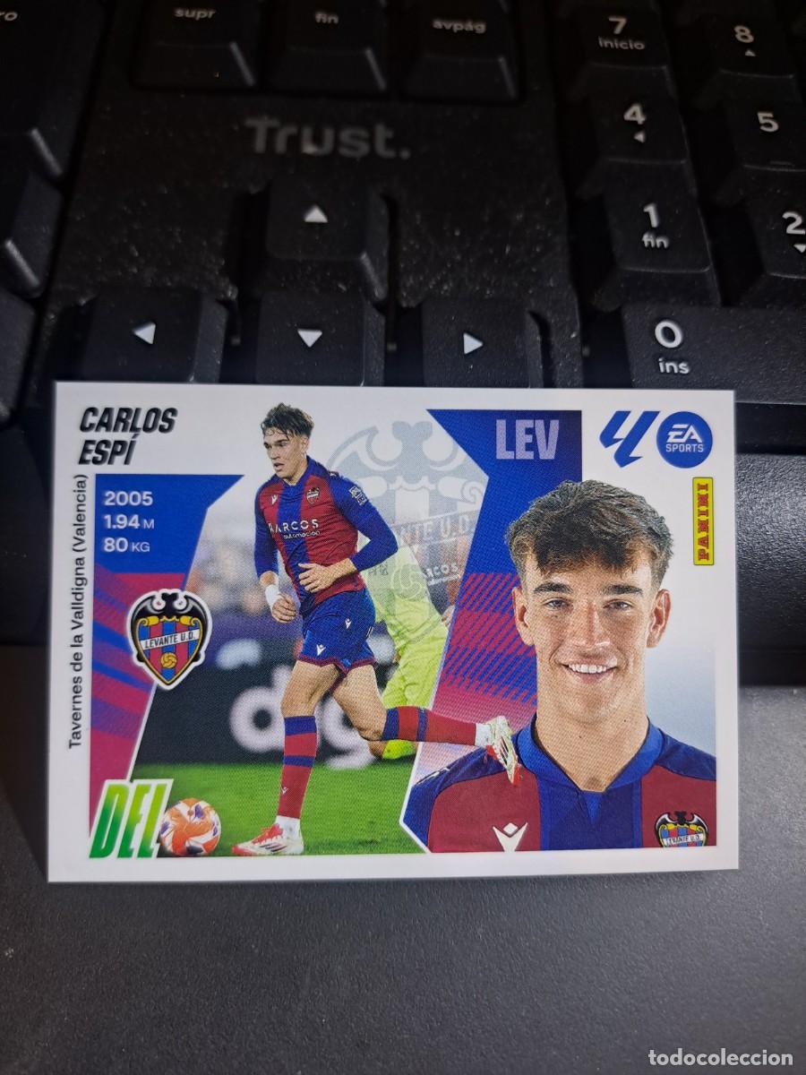 Coleccionismo Cromos antiguos: CROMO CARLOS ESPI 19A 19 A LEVANTE LIGA 2025 2026 25 26 ESTE PANINI NUNCA PEGADO