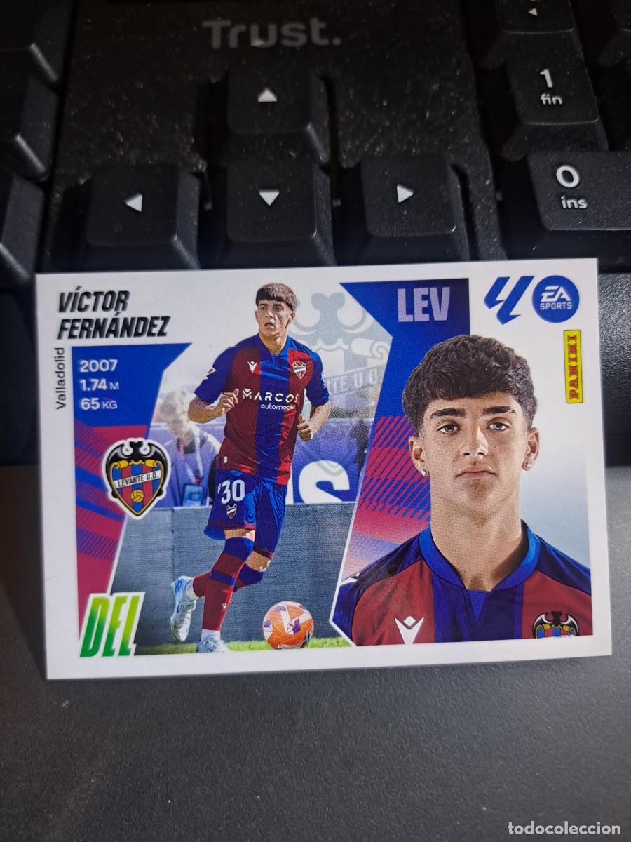 Coleccionismo Cromos antiguos: CROMO VICTOR FERNANDEZ 19 B 19B LEVANTE LIGA 2025 2026 25 26 ESTE PANINI NUNCA PEGADO
