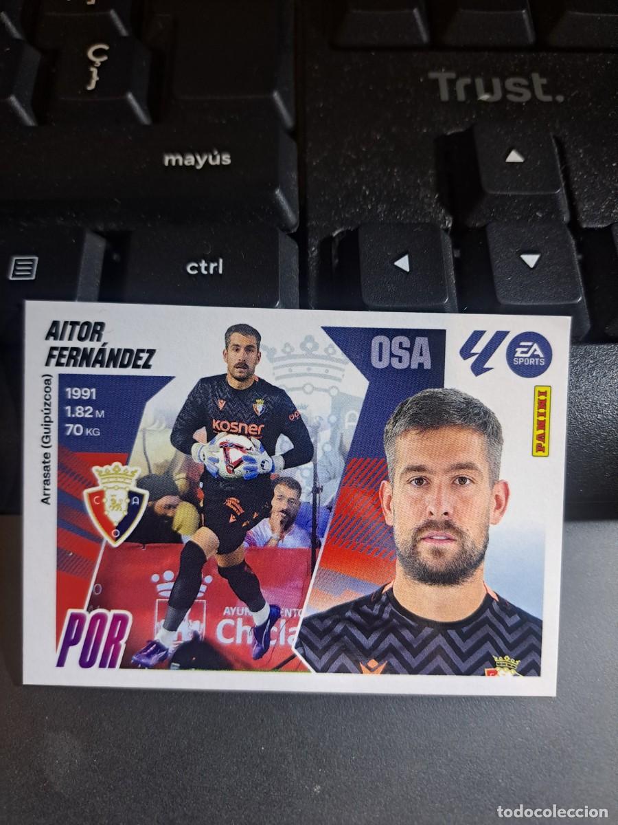 Coleccionismo Cromos antiguos: CROMO AITOR FERNANDEZ 4 OSASUNA LIGA 2025 2026 25 26 ESTE PANINI NUNCA PEGADO