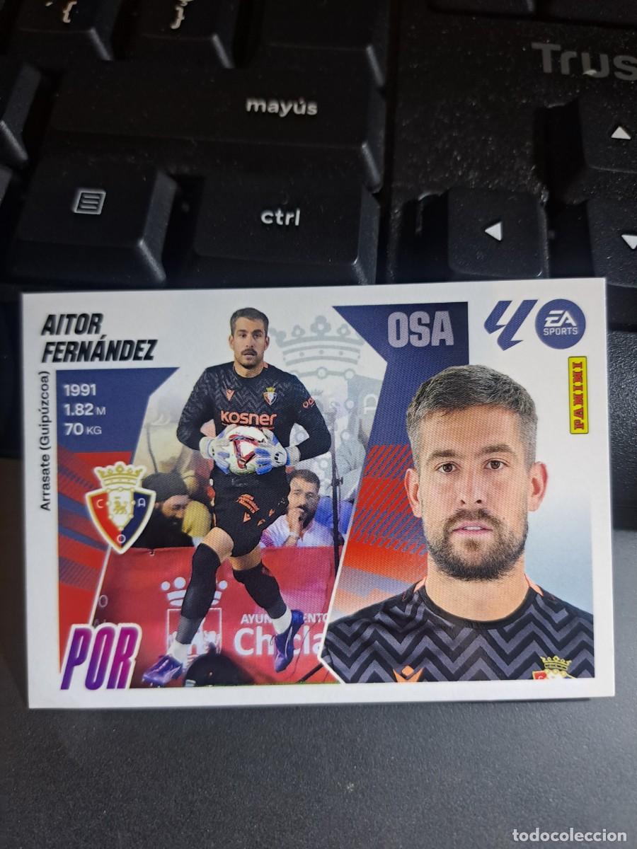 Coleccionismo Cromos antiguos: CROMO AITOR FERNANDEZ 4 OSASUNA LIGA 2025 2026 25 26 ESTE PANINI NUNCA PEGADO