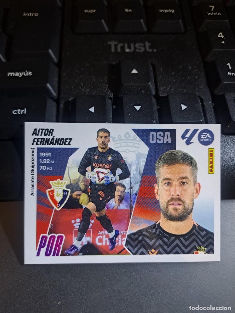 Coleccionismo Cromos antiguos: CROMO AITOR FERNANDEZ 4 OSASUNA LIGA 2025 2026 25 26 ESTE PANINI NUNCA PEGADO