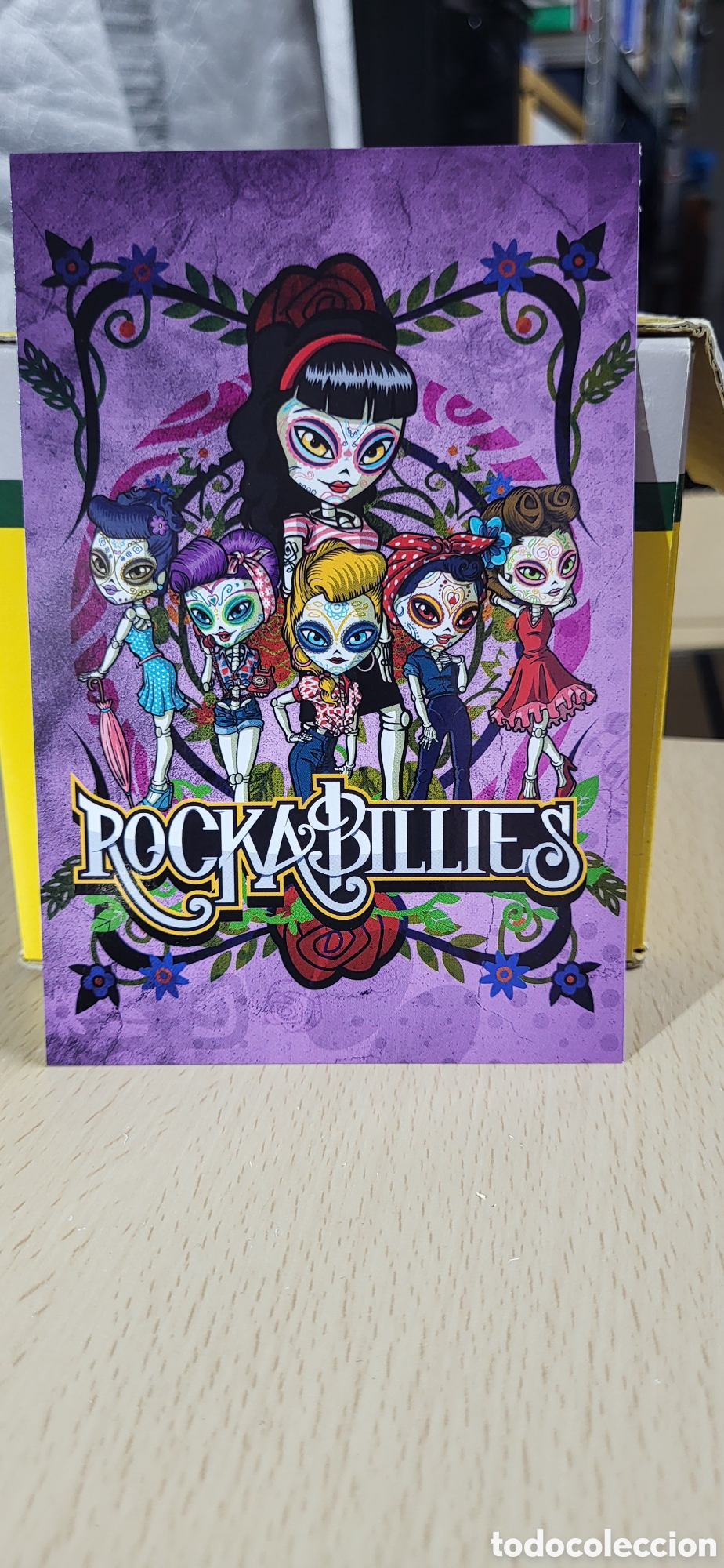 Collectable Antique Stickers: ROCKABILLIES N&ordm; 15 CATRINAS UNDERWORLD PHOTOCARDS MAYA STUDIO PANINI 2020