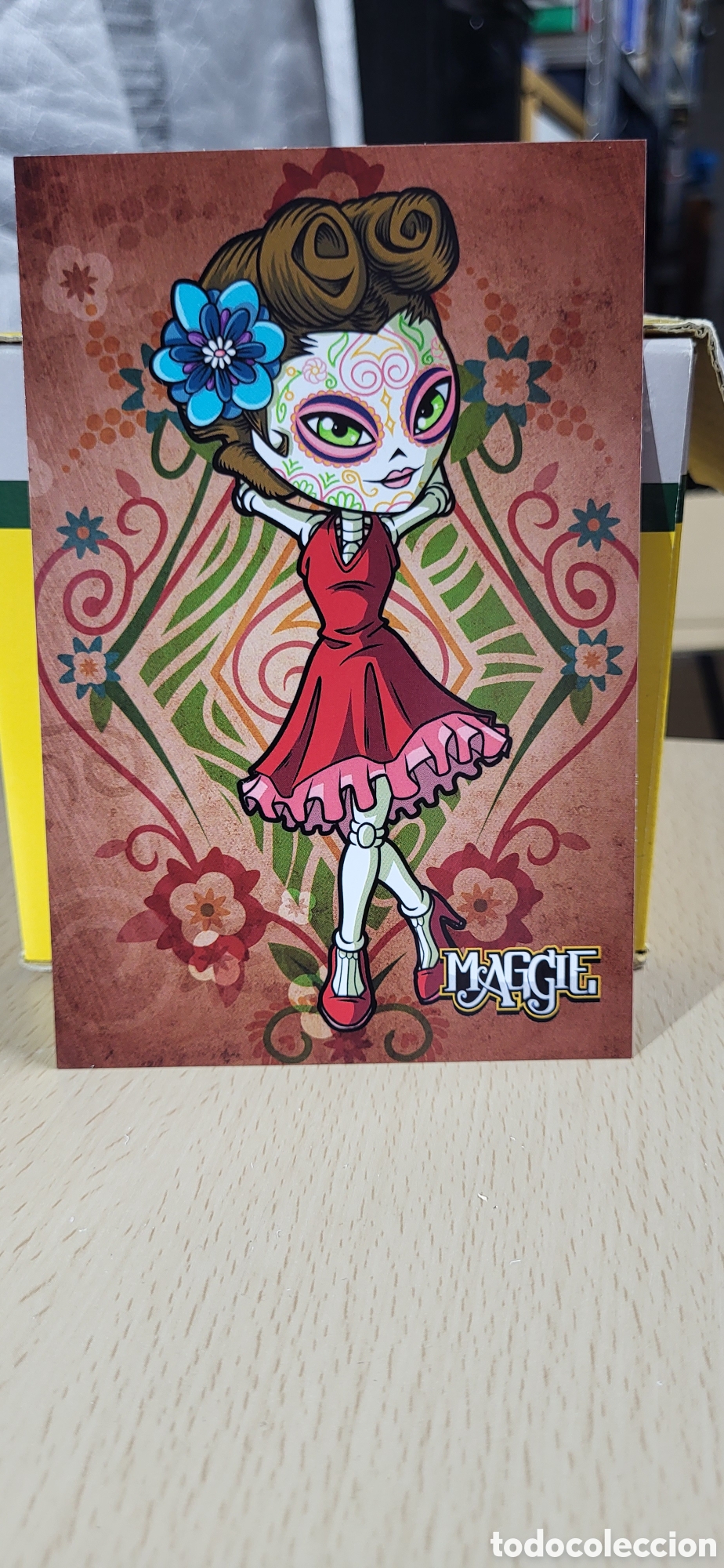 Collectable Antique Stickers: MAGGIE N&ordm; 18 CATRINAS UNDERWORLD PHOTOCARDS MAYA STUDIO PANINI 2020