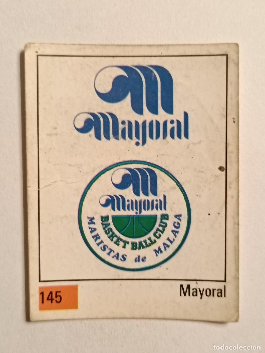 Coleccionismo Cromos antiguos: #145 ESCUDO (MAYORAL MARISTAS) LIGA ACB BASKET 90 PANINI