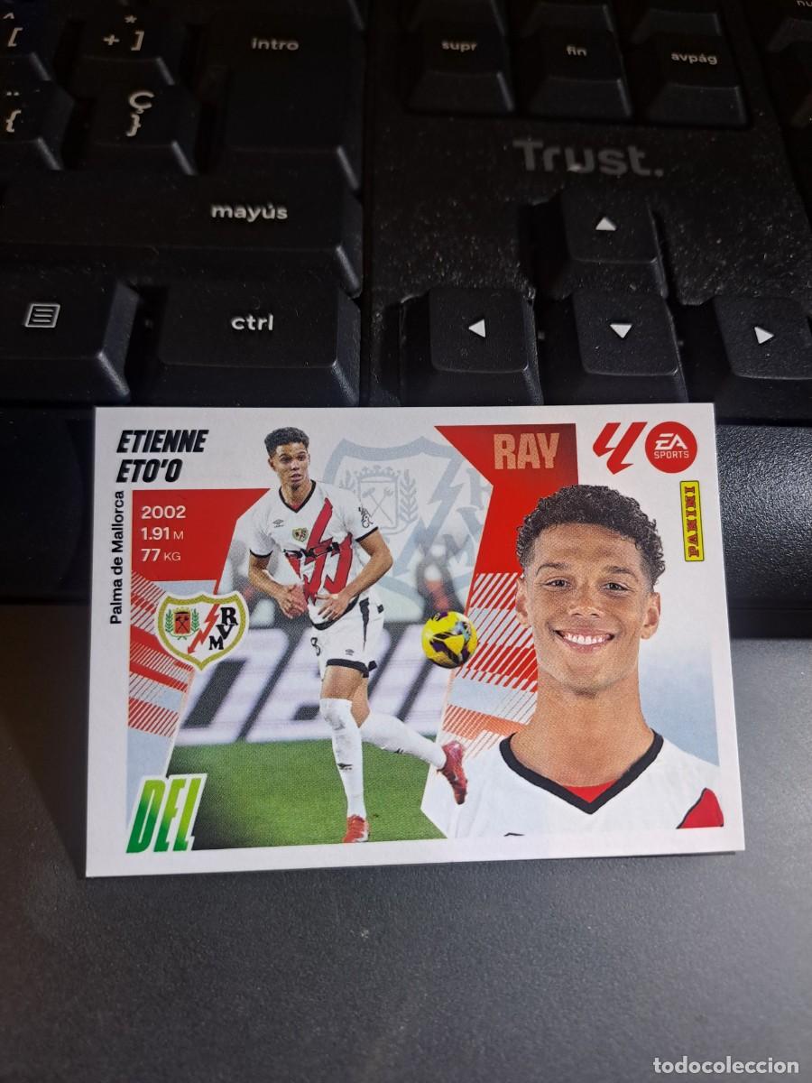 Coleccionismo Cromos antiguos: CROMO ETIENNE ETO'O 20 RAYO VALLECANO LIGA 2025 2026 25 26 ESTE PANINI NUNCA PEGADO