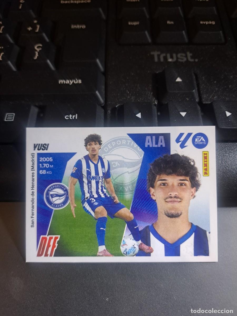 Coleccionismo Cromos antiguos: CROMO YUSI 6 BIS COLOCA ALAVES LIGA 2025 2026 25 26 ESTE PANINI NUNCA PEGADO