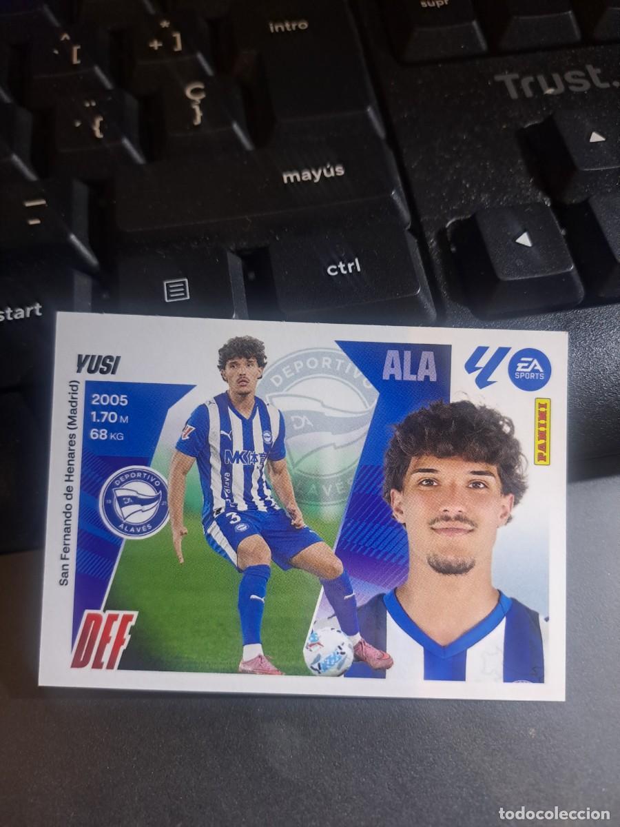 Coleccionismo Cromos antiguos: CROMO YUSI 6 BIS COLOCA ALAVES LIGA 2025 2026 25 26 ESTE PANINI NUNCA PEGADO