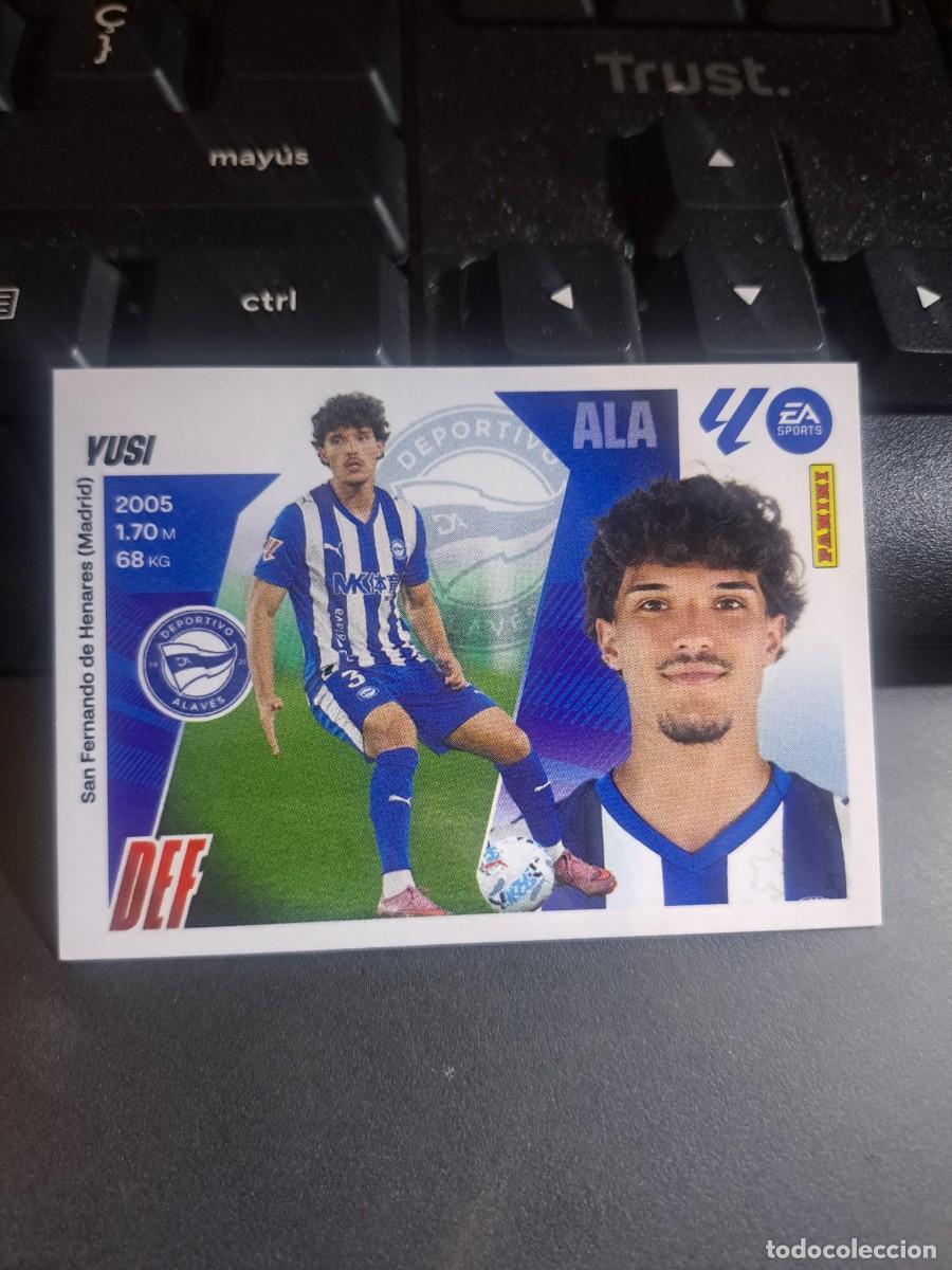 Coleccionismo Cromos antiguos: CROMO YUSI 6 BIS COLOCA ALAVES LIGA 2025 2026 25 26 ESTE PANINI NUNCA PEGADO