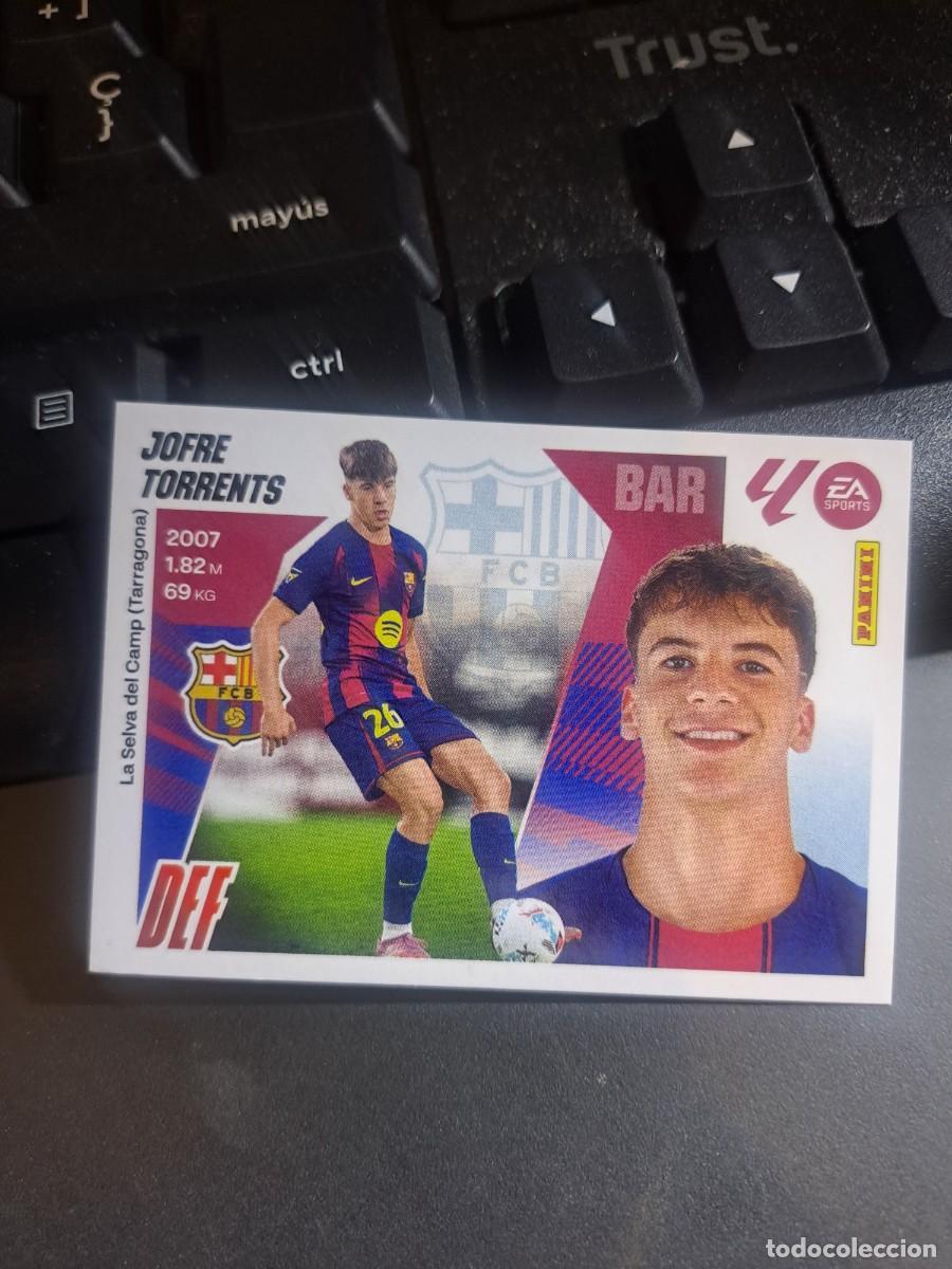 Coleccionismo Cromos antiguos: CROMO JOFRE TORRENTS 7 BIS COLOCA BARCELONA LIGA 2025 2026 25 26 ESTE PANINI NUNCA PEGADO
