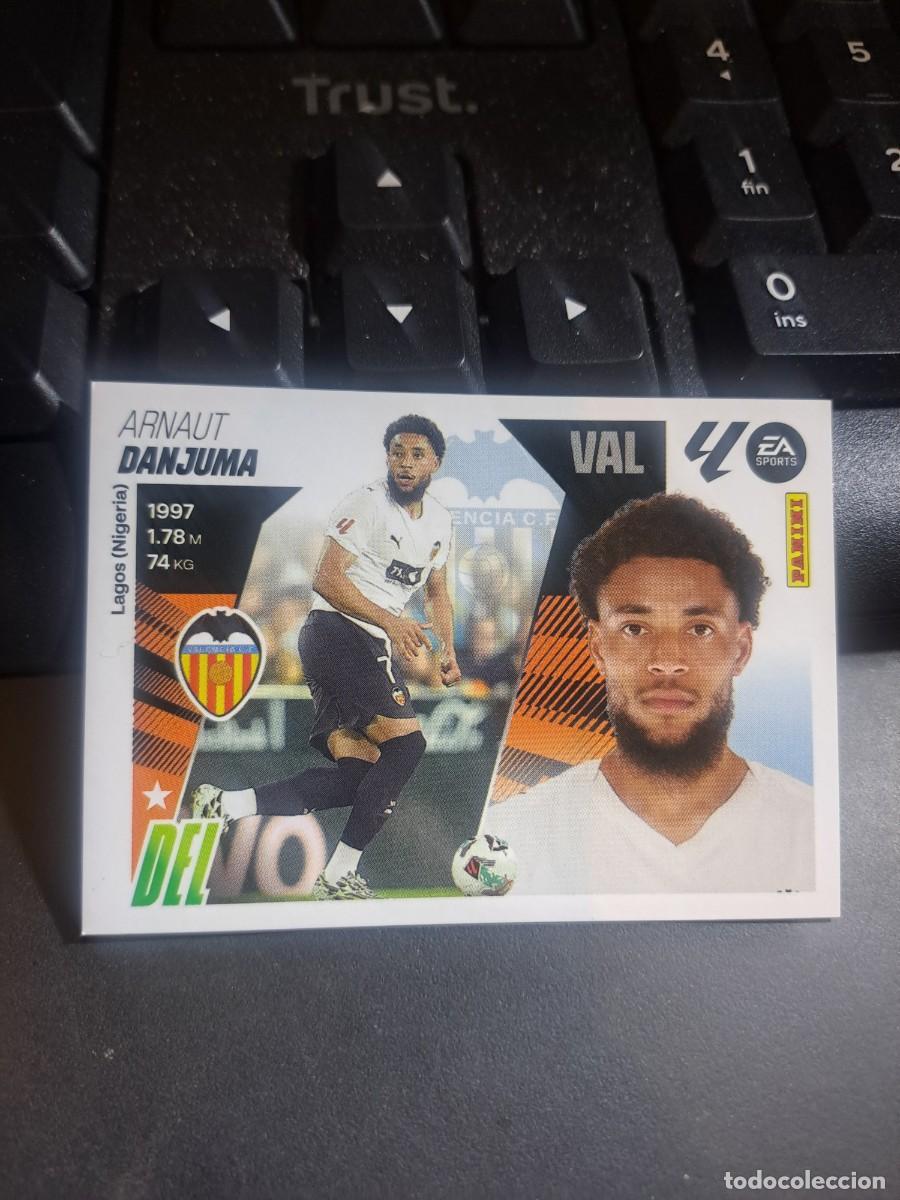 Coleccionismo Cromos antiguos: CROMO DANJUMA 18 BIS COLOCA VALENCIA LIGA 2025 2026 25 26 ESTE PANINI NUNCA PEGADO