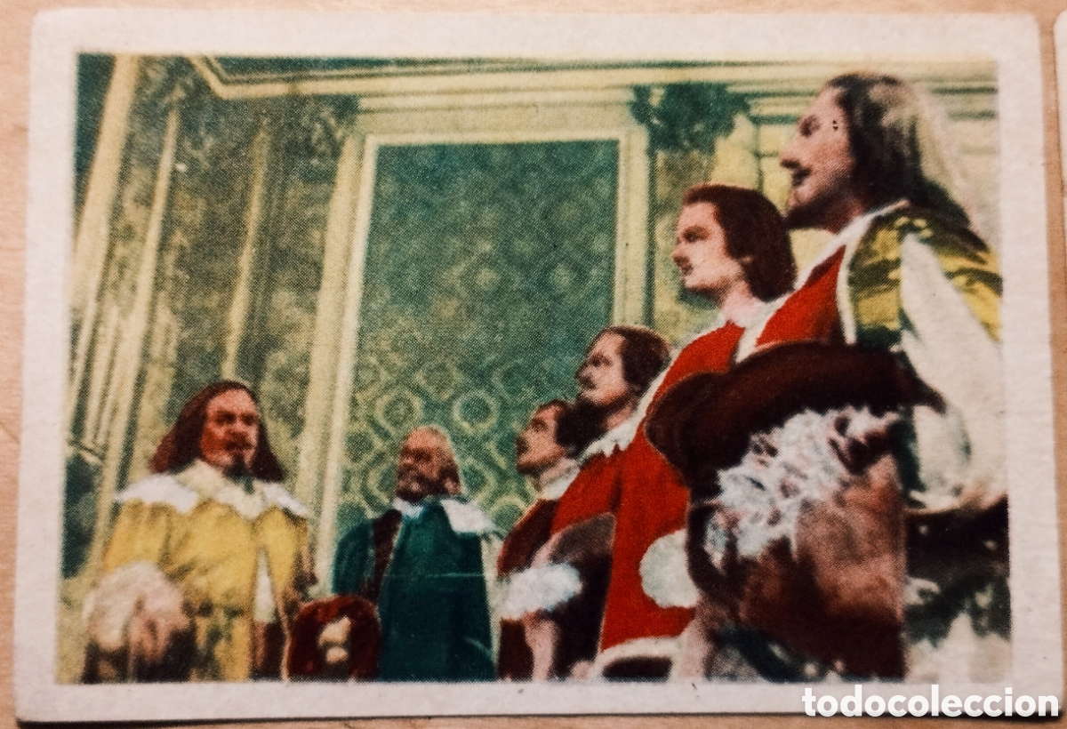 Coleccionismo Cromos antiguos: CROMOS 7 LOS TRES MOSQUETEROS - BRUGUERA - 1952