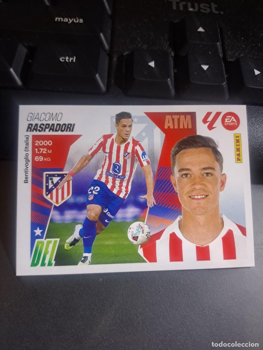 Coleccionismo Cromos antiguos: CROMO RASPADORI FICHAJE 42 ULTIMOS FICHAJES 42 ATLETICO DE MADRID LIGA 2025 2026 25 26 ESTE PANINI