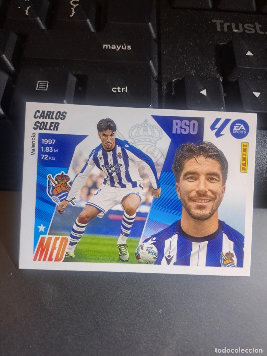 Coleccionismo Cromos antiguos: CROMO CARLOS SOLER FICHAJE 57 ULTIMOS FICHAJES 57 REAL SOCIEDAD LIGA 2025 2026 25 26 ESTE PANINI NUN