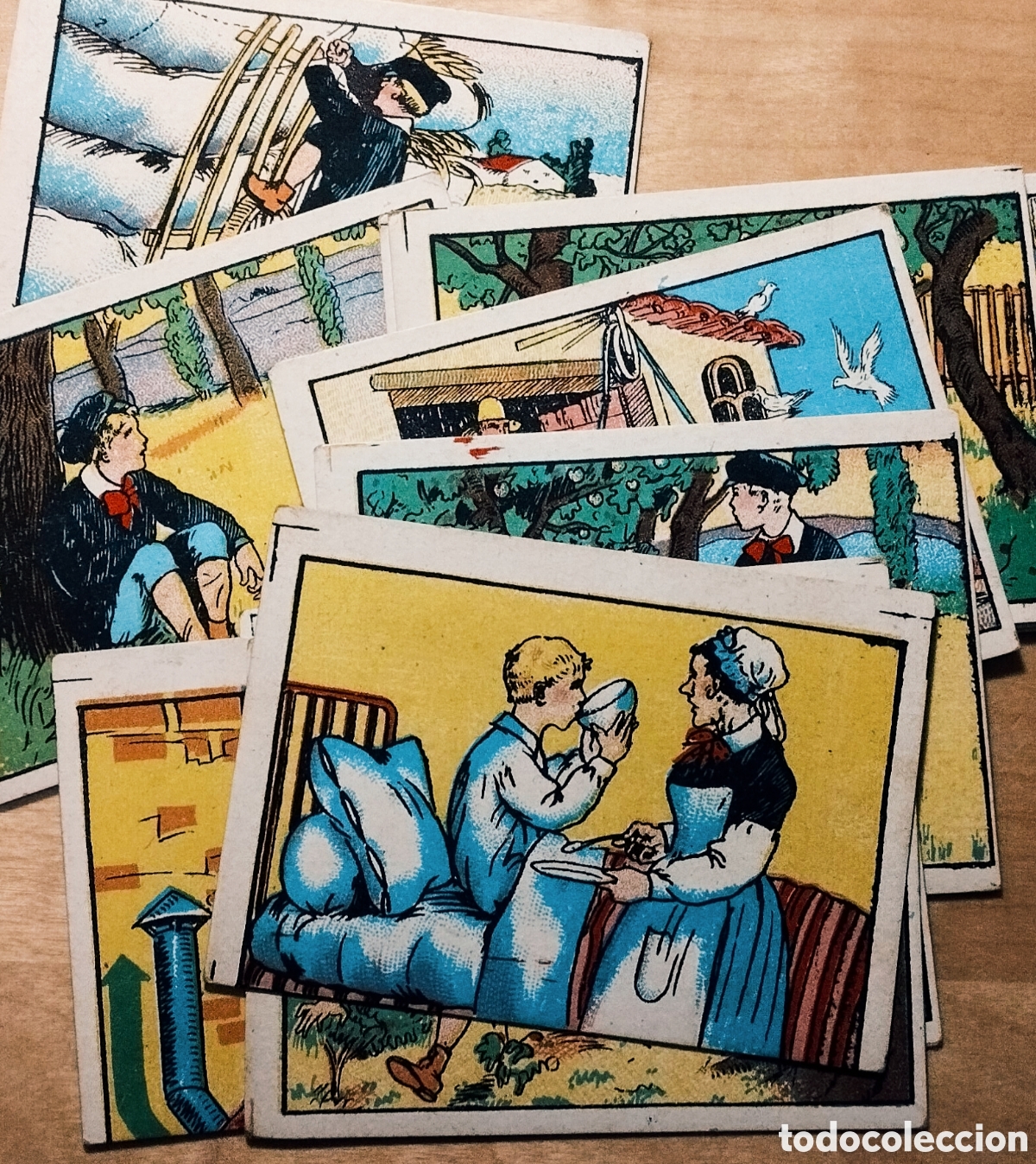 Coleccionismo Cromos antiguos: CROMOS 13 DESVENTURAS DE UN COLEGIAL