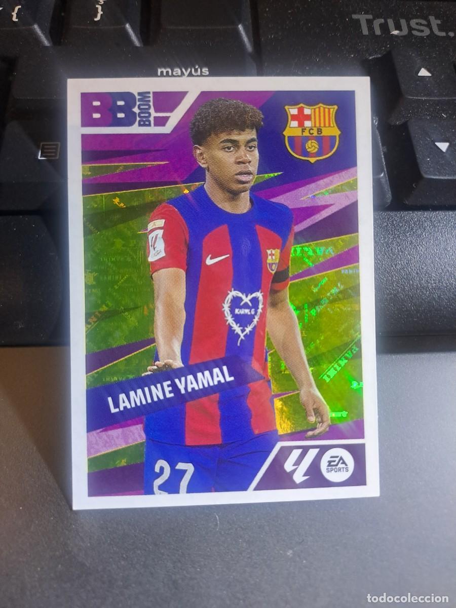 Coleccionismo Cromos antiguos: CROMO LAMINE YAMAL 13 BARCELONA BABY BOOM LIGA 2024 2025 24 25 ESTE PANINI NUNCA PEGADO