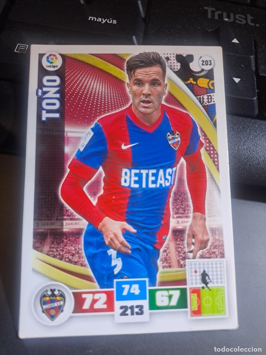Coleccionismo Cromos antiguos: ADRENALYN XL TO&Ntilde;O 203 LEVANTE CROMO LIGA 2015 2016 15 16 PANINI