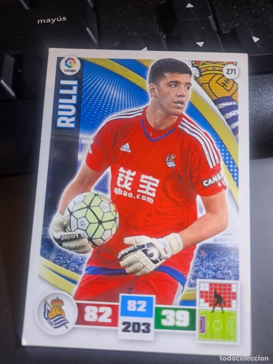 Coleccionismo Cromos antiguos: ADRENALYN XL RULLI 271 REAL SOCIEDAD CROMO LIGA 2015 2016 15 16 PANINI