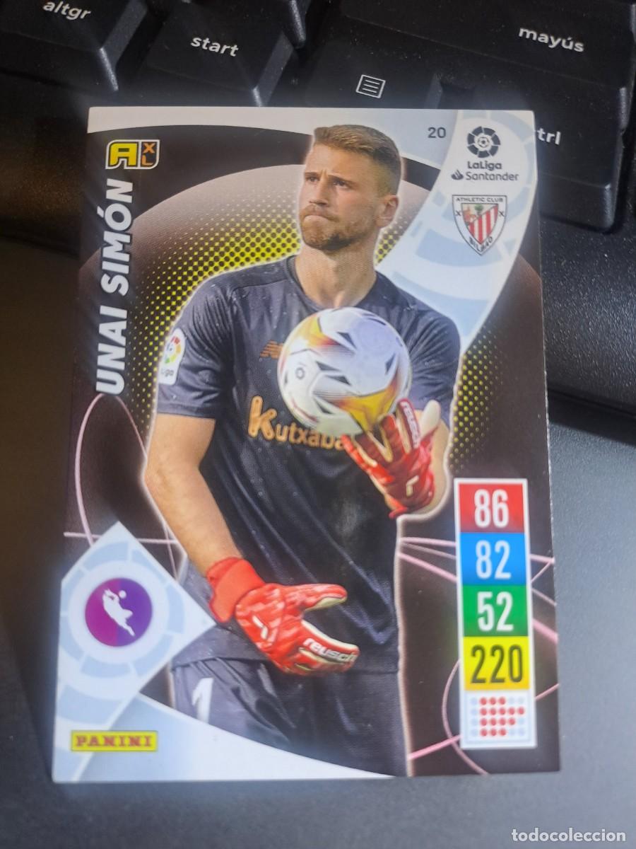 Coleccionismo Cromos antiguos: ADRENALYN XL UNAI SIMON 20 ATHLETIC CLUB DE BILBAO CROMO LIGA 2021 2022 21 22 PANINI