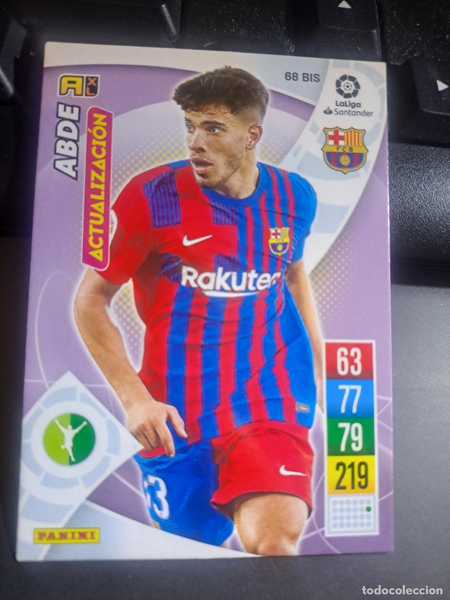 Coleccionismo Cromos antiguos: ADRENALYN XL ABDE 68 BIS ACTUALIZACION BARCELONA CROMO LIGA 2021 2022 21 22 PANINI