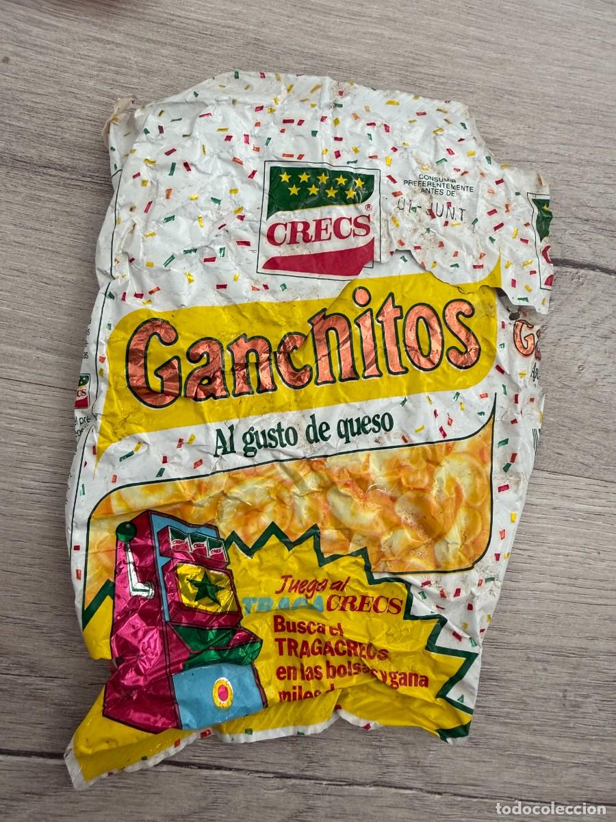 Coleccionismo Cromos antiguos: Bolsa de patatas vac&iacute;a - Traga Crecs de Ganchitos - Crecs